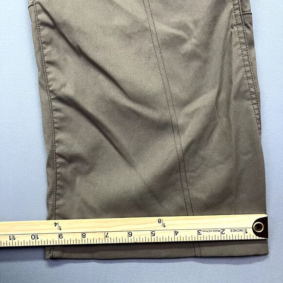 Prana Breathe Born From The Experience Hiking Outdoor Capris Women Sz L Brownish - Picture 4 of 13